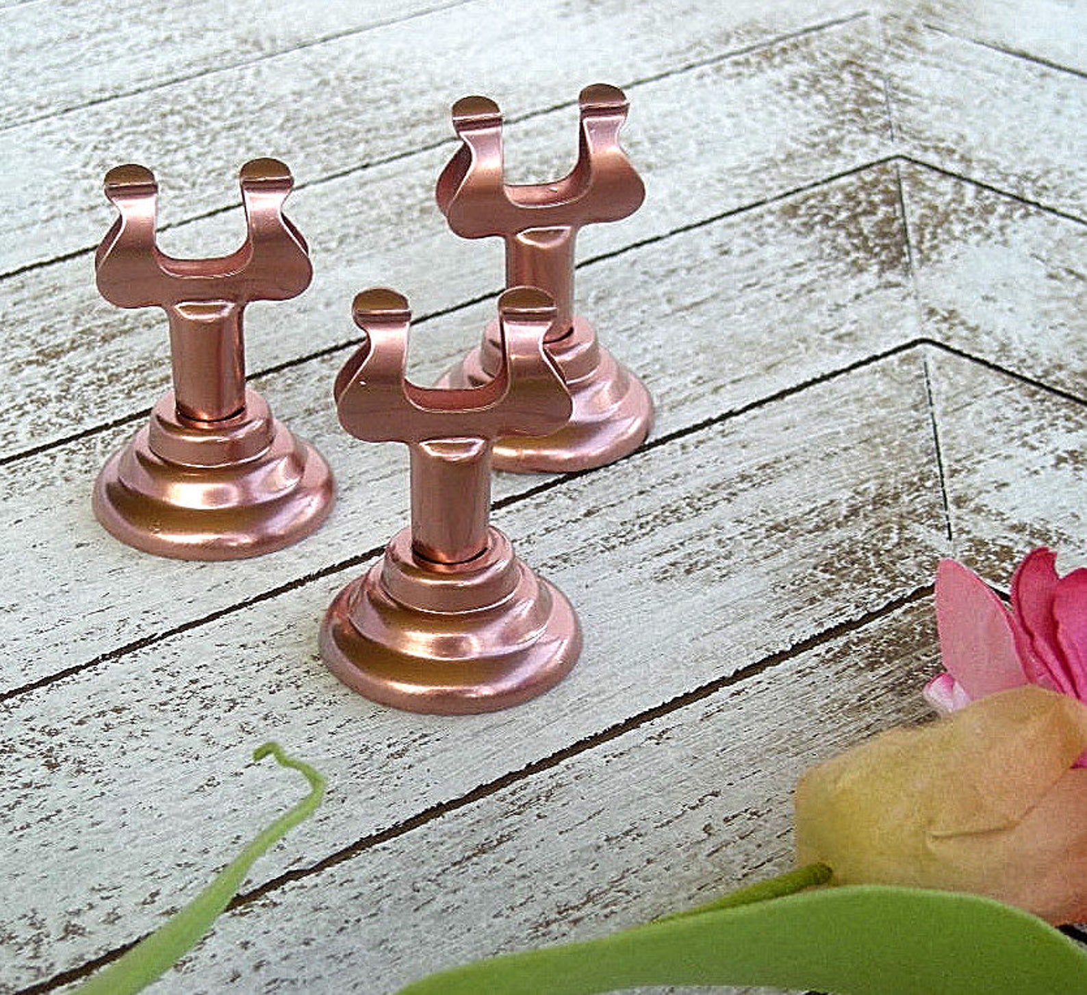 Gold Table Card Holders Place Card Holders Wedding Menu Holder Etsy