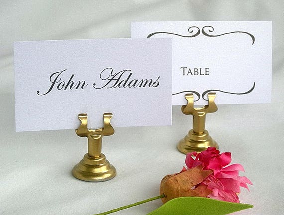 Gold Table Number Holder Table Card Holders Wedding Menu Holder