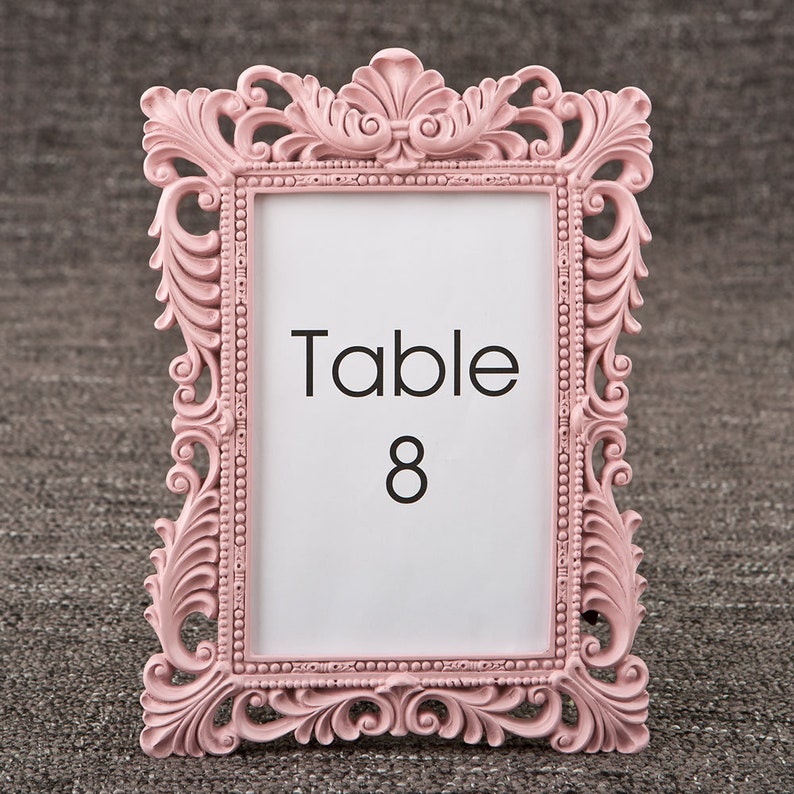 Wedding Table Number Frames Table Cards Table Holders Gold Etsy