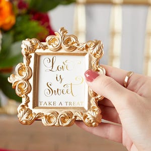Mini Gold Frames Wedding Place Card Holders Mini Gold Place Card Frames Baroque Wedding Table Card Frame Gold Mini Picture Frames