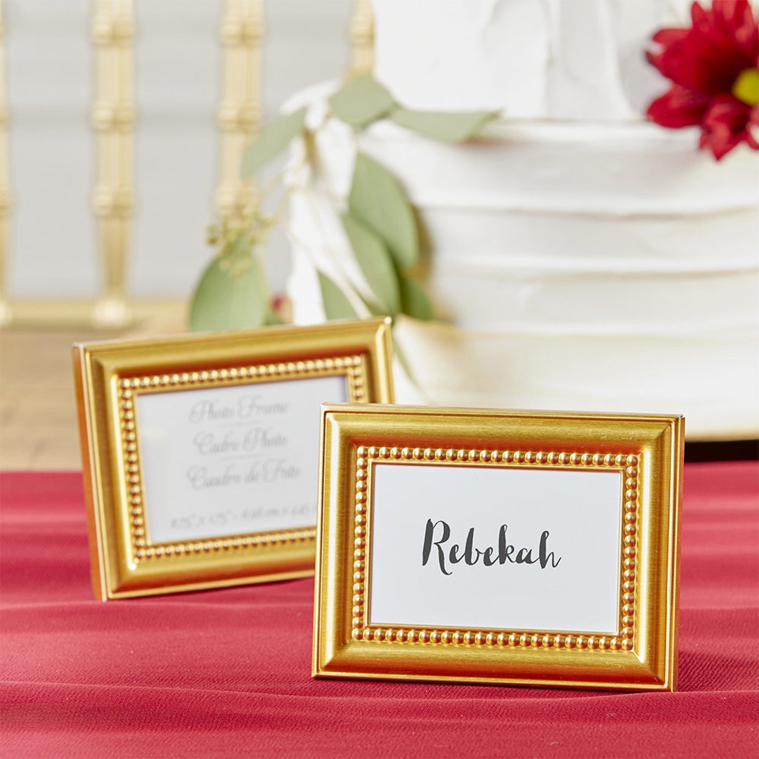 Mini Gold Frames Gold Photo Frames Wedding Gold Place Card Holder