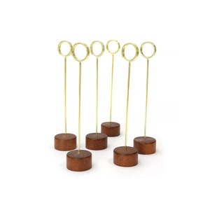 Table Number Holder Wedding Table Card Holders Tall Durable Wedding Table Card Stand Gold Menu Holder Silver Place Card Holder Table Numbers