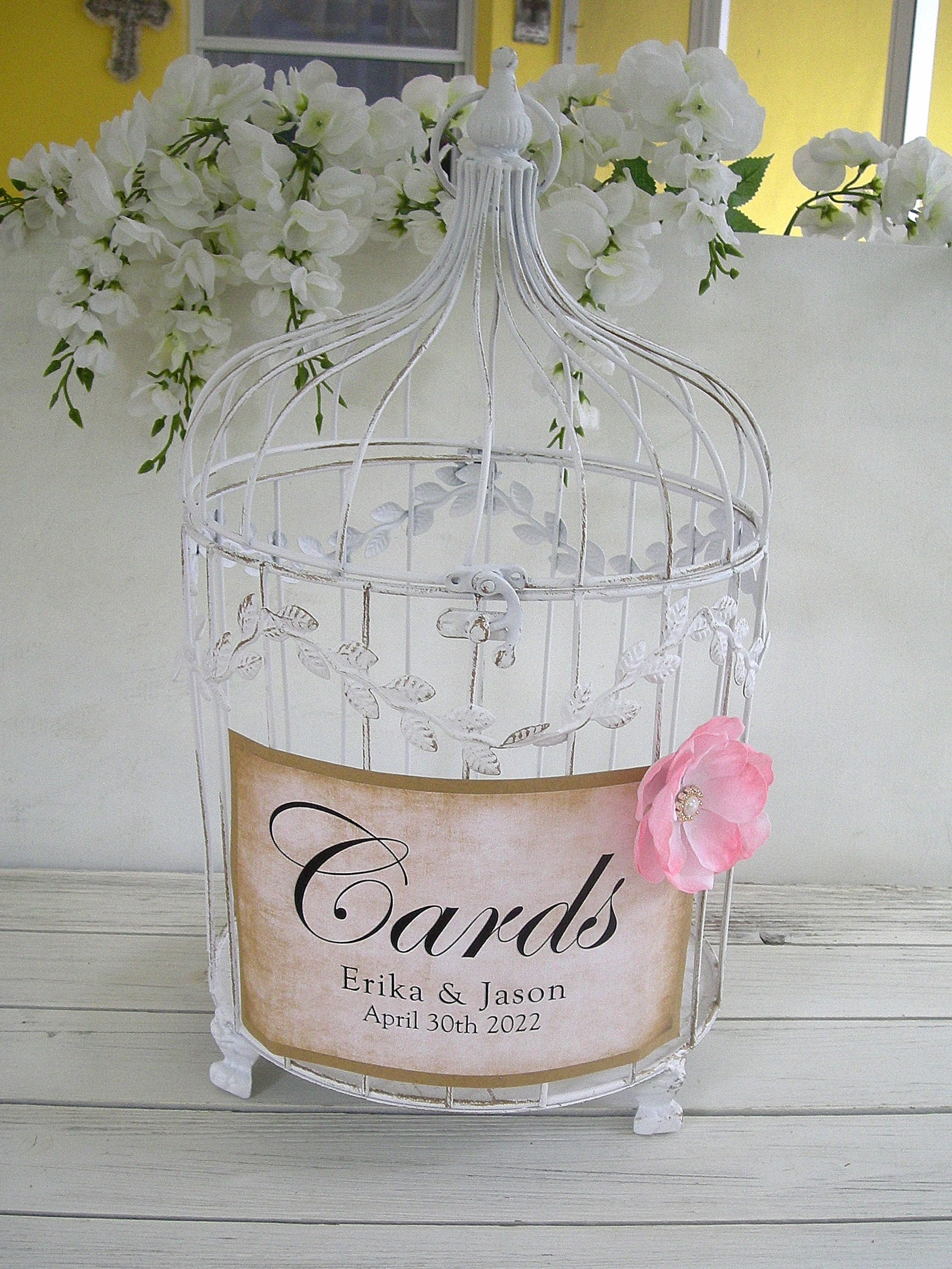 Heart Shaped Wedding Table Number Card Vintage Style Shabby Chic Rustic Party 