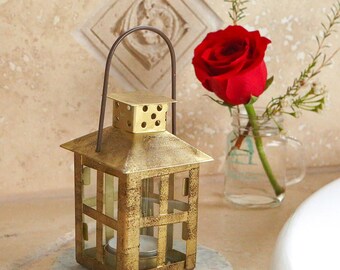 Mini Table Lanterns Personalized Wedding Favors Tea Light Holders Candle Holder Gold Table Lanterns White Black Blue Custom Wedding Favors