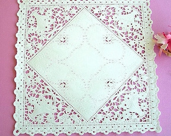 Paper Doily white Basket Lace Paper Doilies Paper lace Envelope white lace doily wedding Birthday wedding invitation lace doily lace doilies