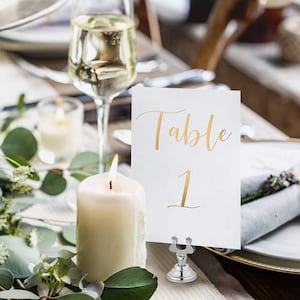 Gold Table Number Holder Table Card Holders Wedding Menu Holder Gold Table Card Stand Table Sign Stand Durable Table Card Holder Sign Holder