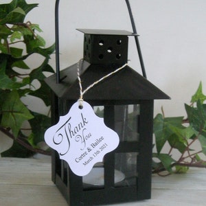 Mini Table Lantern Wedding Tea Light Holders Wedding Candle Holder Mini Lantern Favors White Black Vintage Blue Custom Personalized Favors