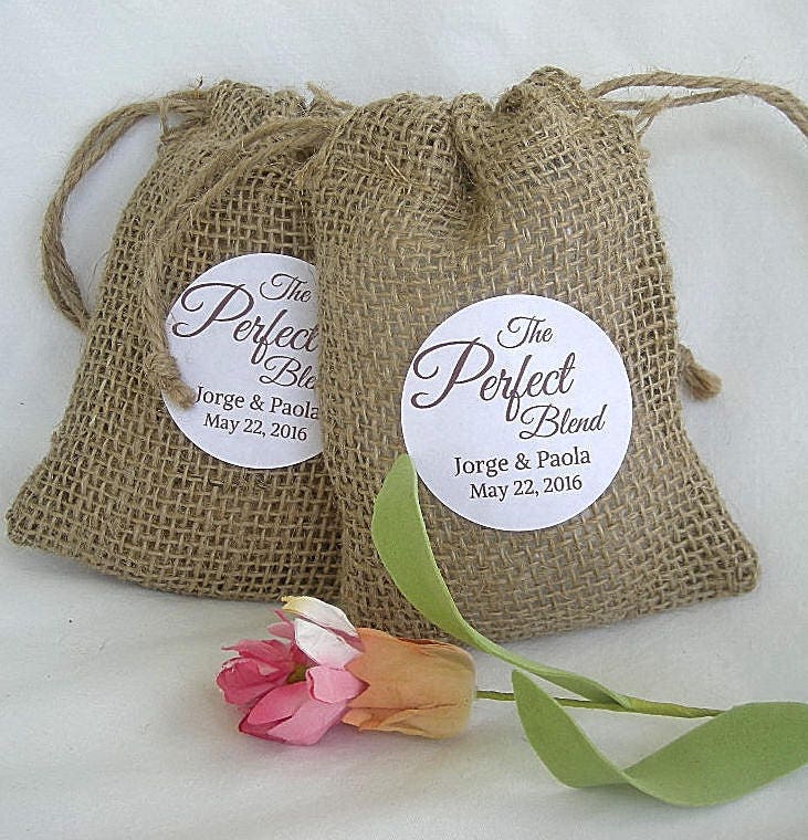 Thank You Favor Wedding Favor Bag Rustic Burlap Vintage Favor - Etsy