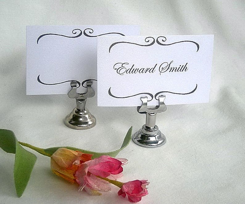 Wedding Table Card Holder Wedding Place Card Menu Holder Etsy