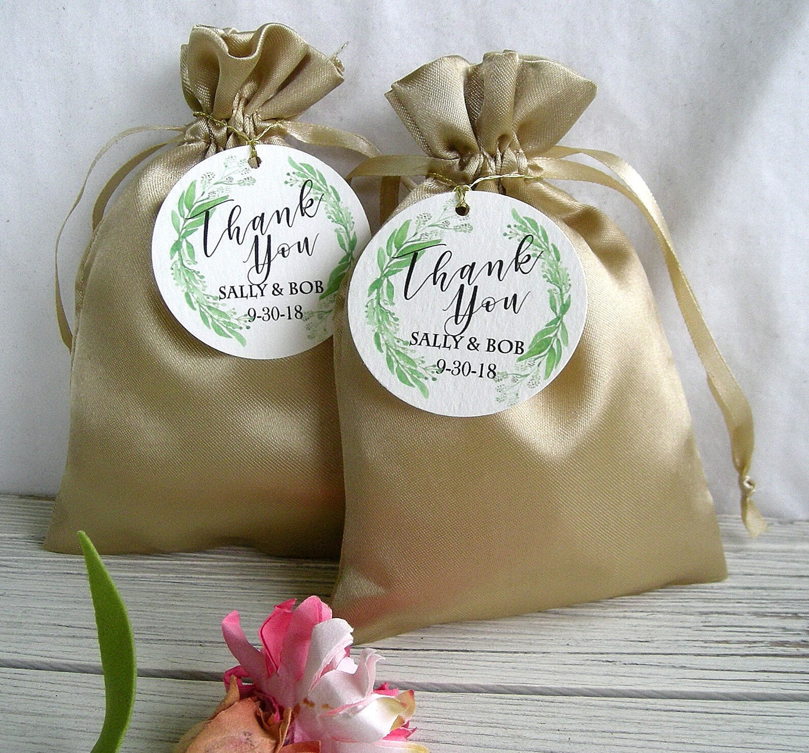 Personalized Party Favor Bags
 Personalized Favor Bags Gold Wedding Favor Bags Custom Favor Etsy