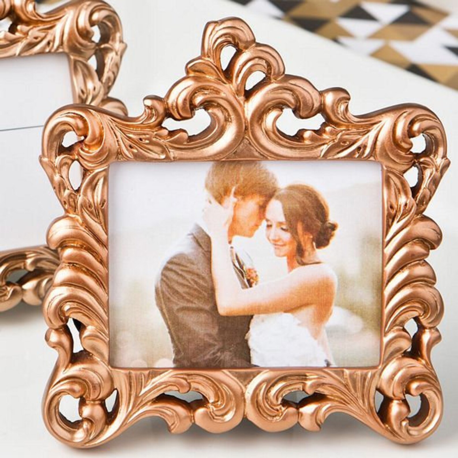 Gold Place Card Frames Gold Table Card Frame Vintage Place Etsy