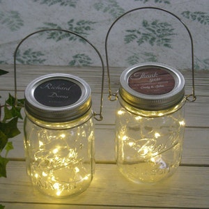 Fairy Light Jars Mason Jar Lights Wedding Lights Rustic Lantern Firelfly Lights Vintage Hanging LIghts Hanging Party Deocration String Light image 7