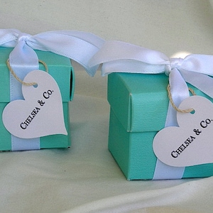 Personalized Favor Box Custom Wedding Favor Boxes Pink Gold Silver Navy Turquoise Thank you Favor Box Bridal Shower Favor Quinceanera Favors