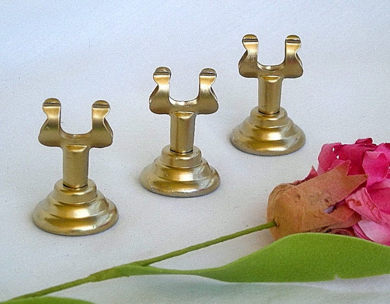Gold Table Number Holder Table Card Holders Wedding Menu Etsy