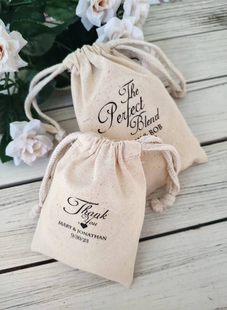 Personalized Wedding Favor Bags Custom Wedding Favor Bags Cotton Muslin Personalized Wedding Favor Bags Custom Wedding Favor Bags Cotton Muslin