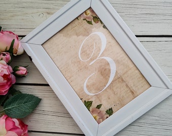 Wedding Table Card Frames White Frames Wedding Table Number Rustic Table Card Frame Vintage Wedding Centerpiece Frames