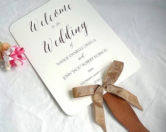 Wedding Program Fans custom Wedding Fans Ivory Turquoise Mint Green Personalized Wedding Fans wedding program Fans Printed fully Assembled