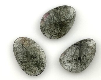 Green Rutile Quartz Lot | 16 carats | Rose Cut Natural Loose Gemstone |  QU335