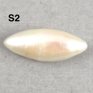 RARE Tennessee River Pearls | Marquise Cabochon | American Gemstones | 18x7 mm | PR103 image 7