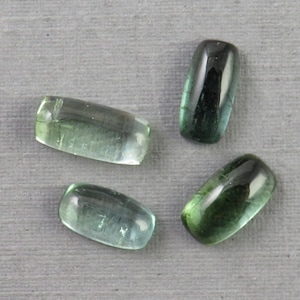 Tourmaline Cabochon Rectangle | 8-9.5mm,  4.13 ct | 4-Stone Lot | TO564