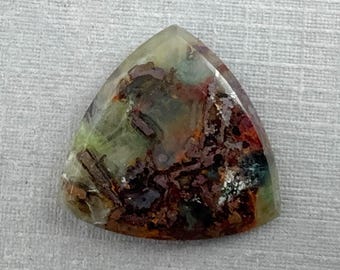 Chrysocolla Agate | Natural Loose Cabochon from Brazil | Z217