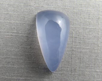 Natürlicher Blauer Chalcedon | 18x10cm |  Freeform Translucent Cabochon | CA341