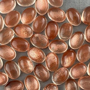 8x6 7x5 6x4 Oregon Sunstones Oval Cabochons with Schiller | Per Stone