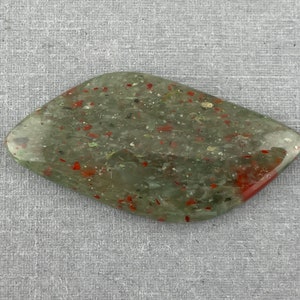 Kirschgarten Achat | 37x18 mm | Großer natürlicher Cabochon Edelstein | AG252