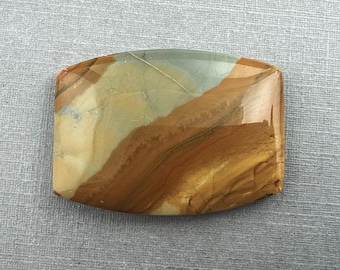 Owyhee Picture Jasper Cabochon | Oregon Idaho Gemstone | Mined in the USA | JS309