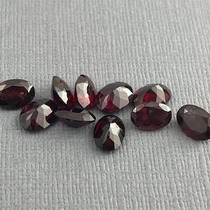 7x5 Arizona Anthill Chrome Pyrope Garnet | Loose Oval Faceted Gemstone | USA Mine