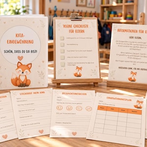 Kita Introduktionspaket Fox för föräldrar och lärare: Introduktionsplan, checklista, faktablad, observationsformulär (PDF)