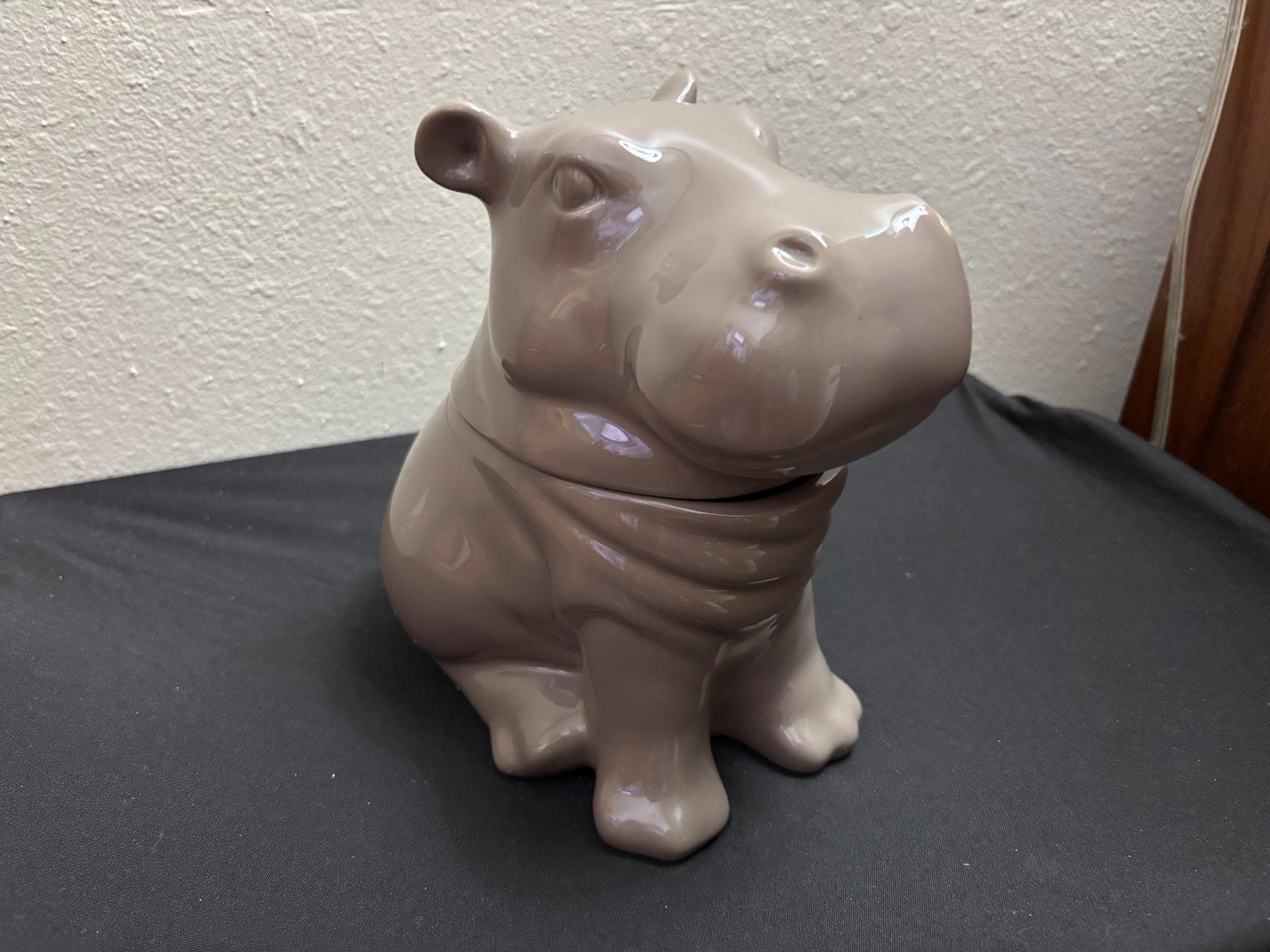 Vintage Hippopotamus Cookie Jar - Etsy