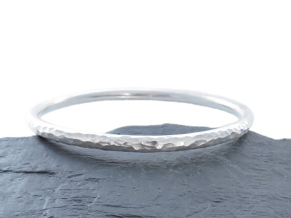 solid silver bangle