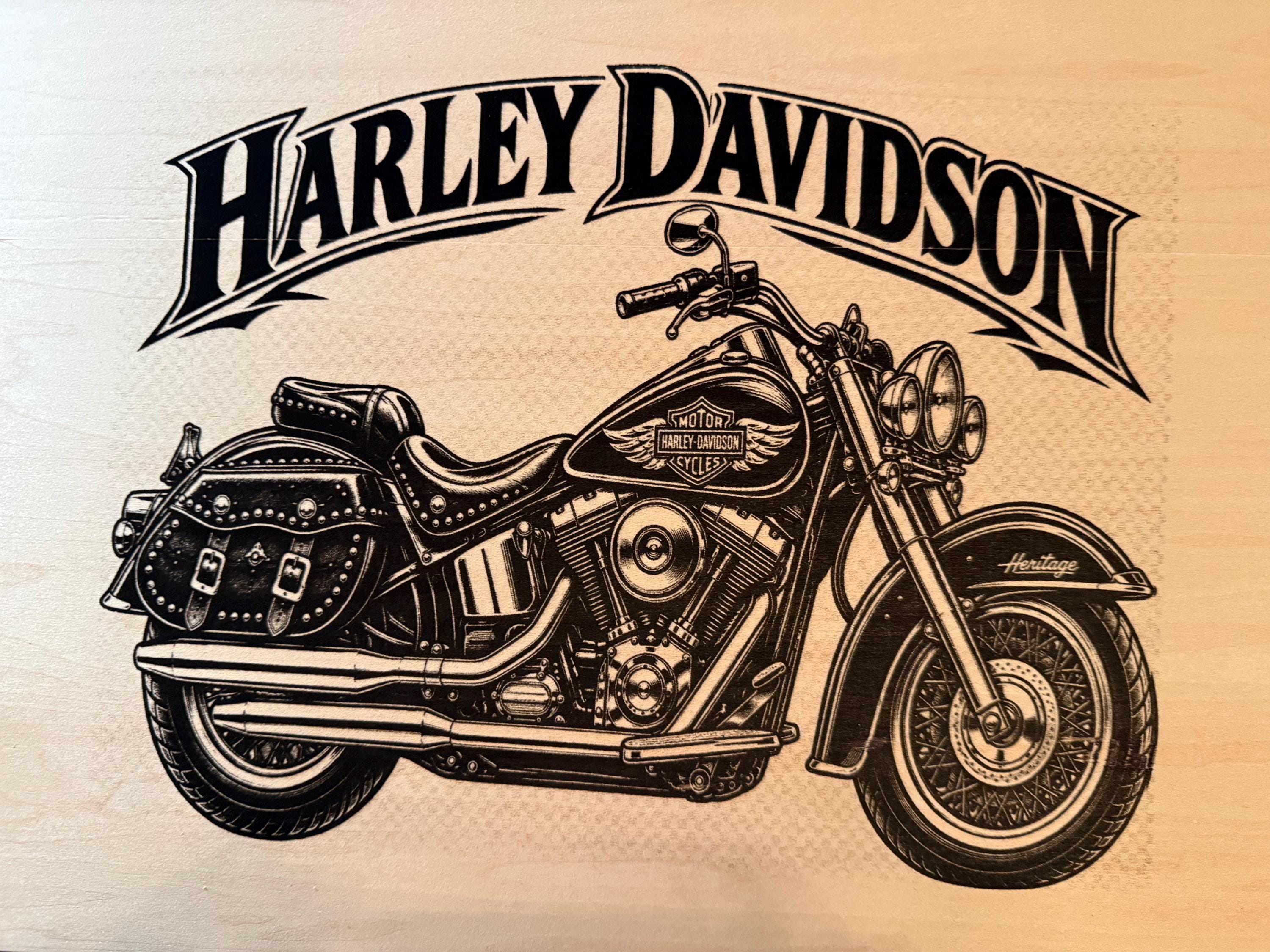 Harley Davidson Wood Sign - Etsy