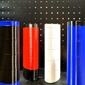 Magnetic Modular Container – Stackable Pill Organizer | Adjustable 1, 3 or 5 Compartments | 10x3mm Magnets | 3D Printed