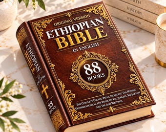 Complete Ethiopian Bible – English Extra Large Print Illustrated