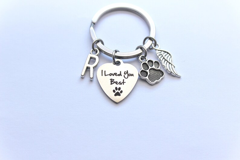 Dog Memorial Gifts Gifts for Dog Loss Dog Loss Gifts Dog Sympathy Gifts I Love you Best Dog Memorial Keychain Dog Gifts for Pet Loss