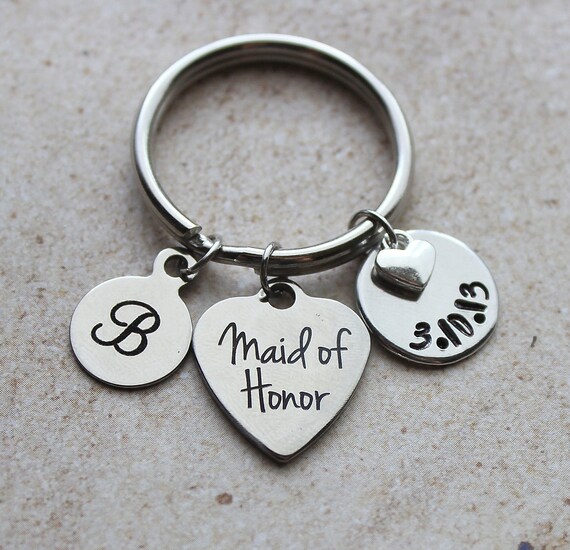 maid of honor keychain