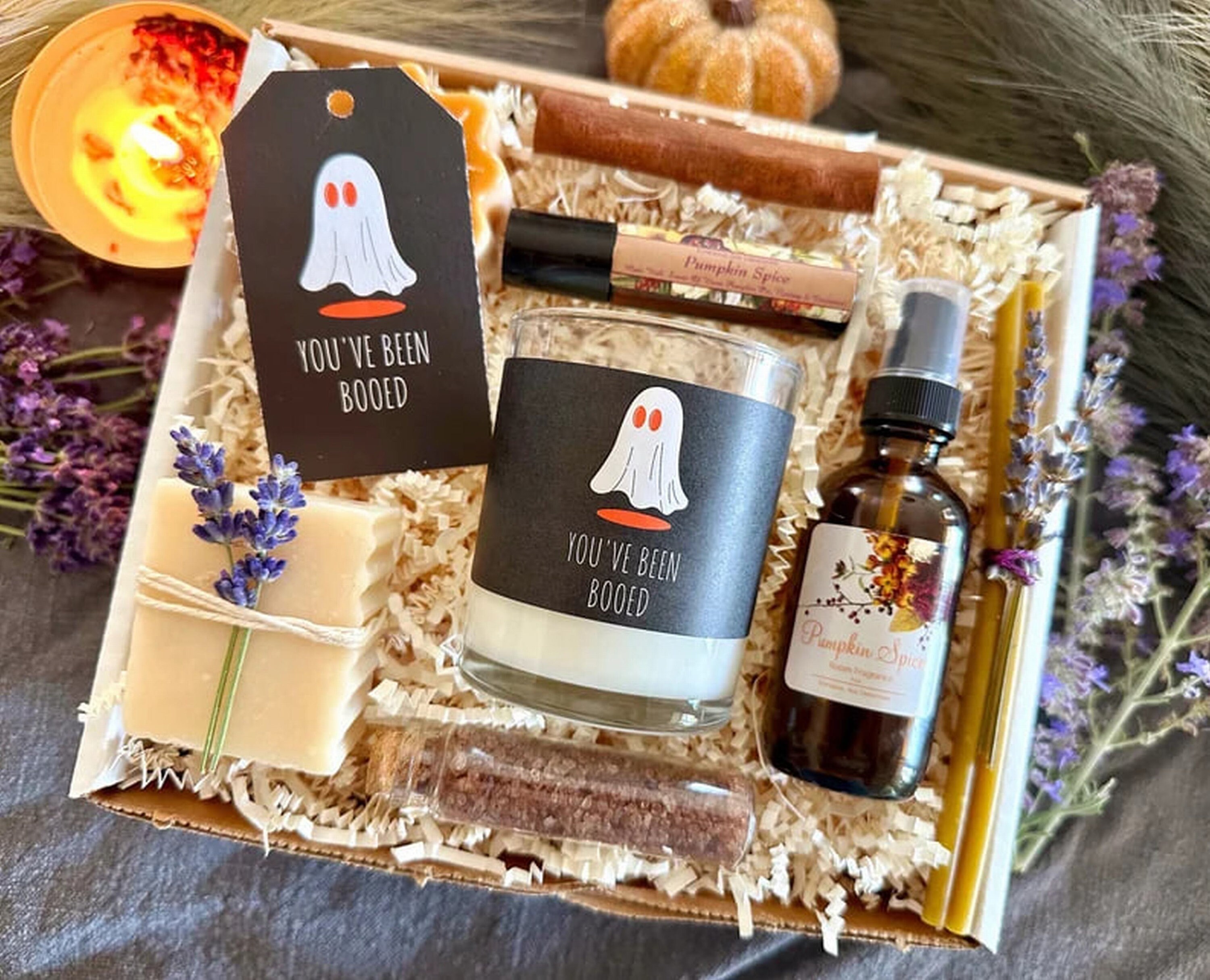 Halloween Boo Basket, Thanksgiving Gifts, Fall Gift Box, Halloween