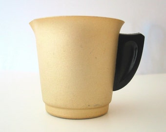 Mirro Aluminum Gold Frosted Creamer | Spun Aluminum | Retro Kitchen | Vintage 1950s | Made in USA