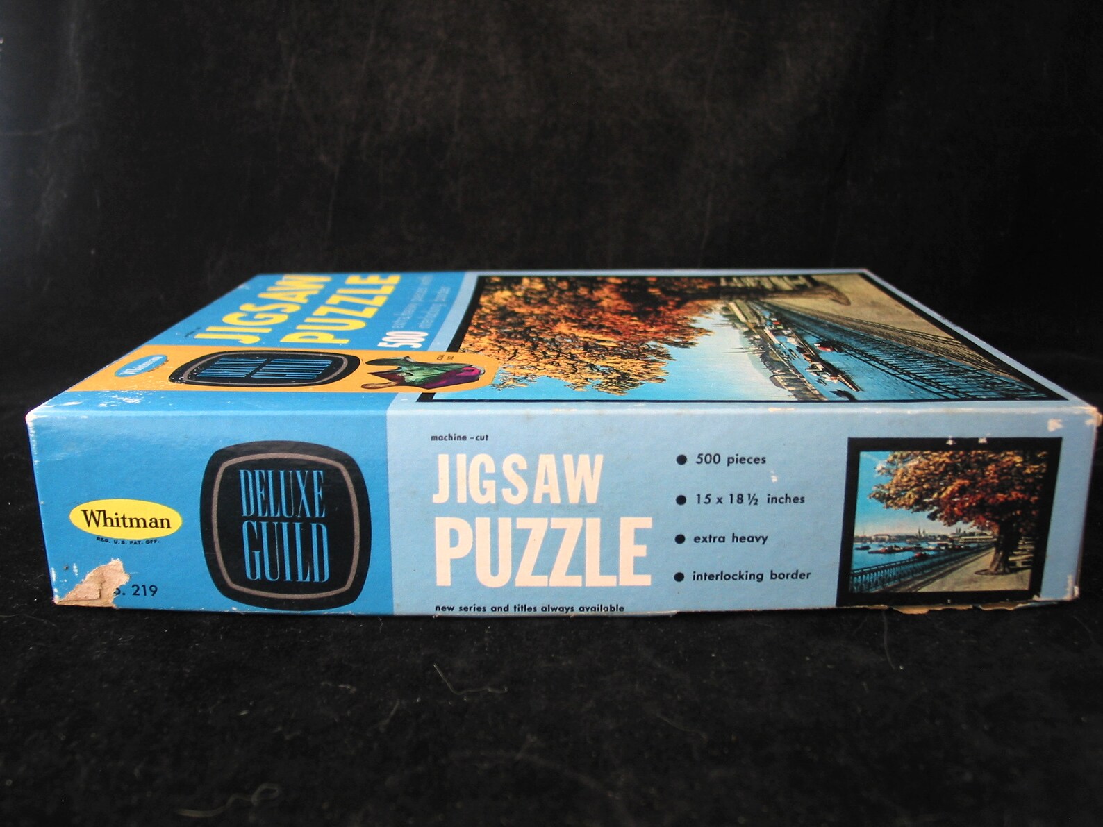 500 Piece Jigsaw Puzzle by Whitman Deluxe Guild Autumn Etsy