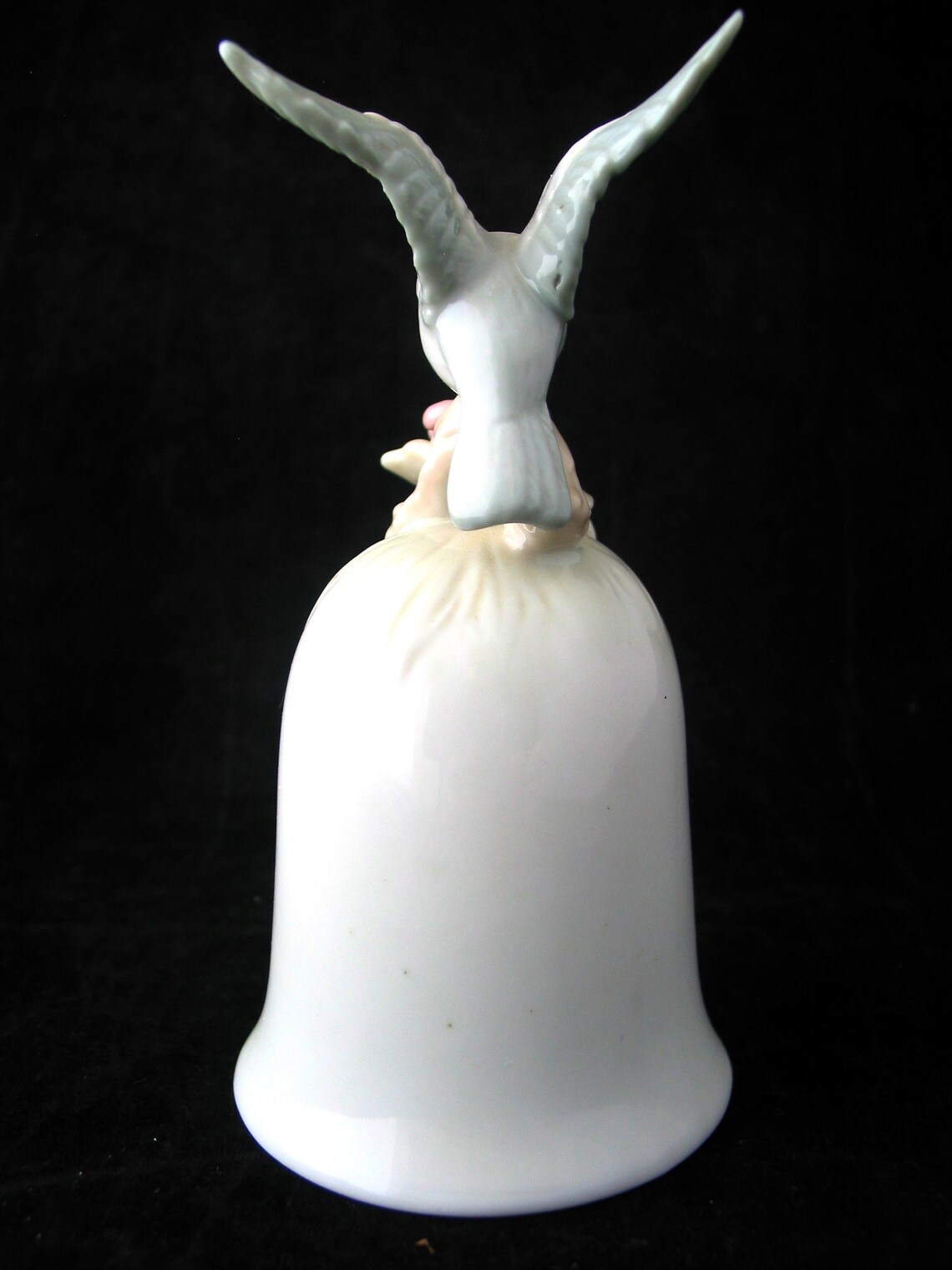 Vintage Good Hummingbird Bell Decorative Porcelain Etsy