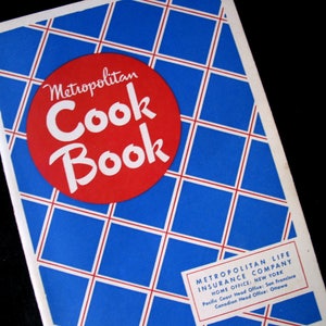 Metropolitan Cook Book | 1948 Metropolitan Life Insurance Company Promotional Cook Booklet | Vintage 1940s | Met Life