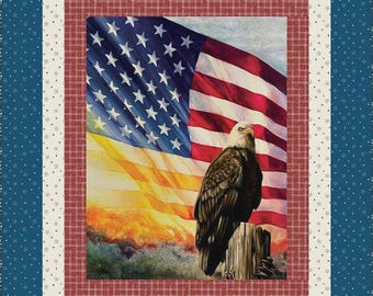 American Honor Panel Quilt Kit