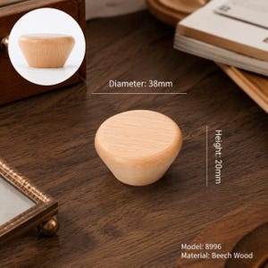 Massiva skåpsknoppar, valnöts- och bokhandtag, rottingknopp, minimalistiska japanska garderobsdetaljer för byråer BBeech woodM