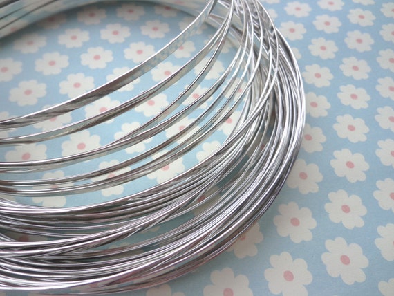 18 inch 3mm Bent End 50 Metal Headband Blanks