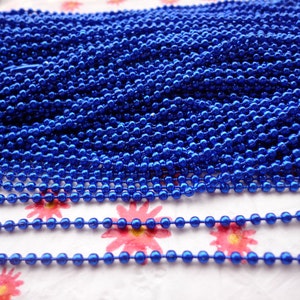 2.0 mm Royal Blue Ball Chain Necklaces Dog tag chain SALE--20 pcs 27inch 2.0 mm Royal Blue Ball Chain Necklaces Dog tag chain SALE--20 pcs 27inch