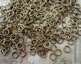 SALE--200 pcs of antique bronze Jump Rings 0.7x5mm