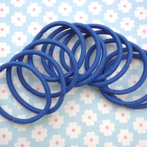 20 Stück Haargummis, königsblaue Haargummis, Pferdeschwanzhalter, Zopfhalter