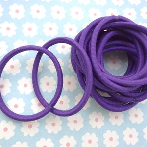 Purple hair elastic - Etsy Canada